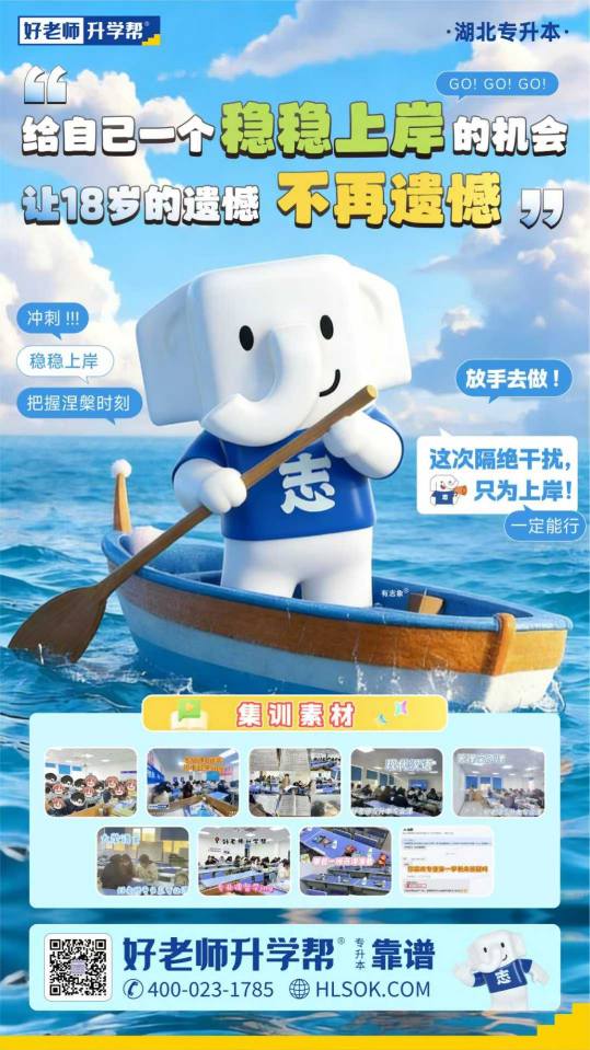 好老师升学帮集训营招生海报实拍